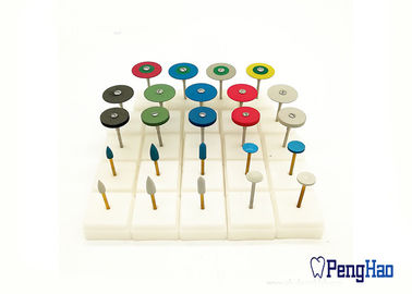 Pulidor impregnado diamante de goma dental para el pedazo del trabajo de la circona/de la porcelana