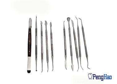 cera dental del laboratorio del acero inoxidable 10pcs/Set que talla equipos del instrumento de las herramientas