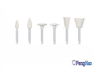 4 - herramientas abrasivas dentales del diámetro de 13m m, goma de silicona eficiente que pule Burs
