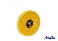 Tipo amarillo desgaste de la rueda que pulimenta - uso de pulido dental resistente del paño
