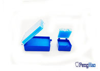Caja plástica cuadrada del diente, productos dentales del laboratorio con la esponja/la caja dental del criado