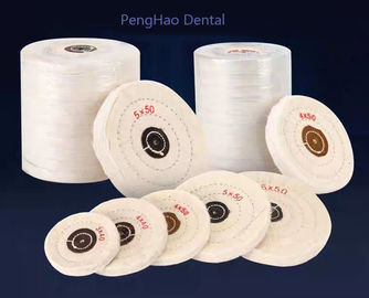 Rueda del paño del algodón que pulimenta para la joyería que pule/rueda de pulido dental del algodón