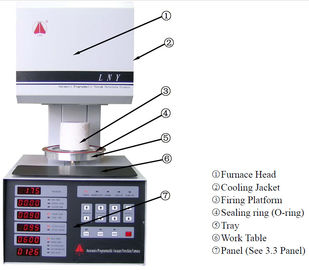 Horno dental de la porcelana de laboratorio de la porcelana dental programable automática del equipo