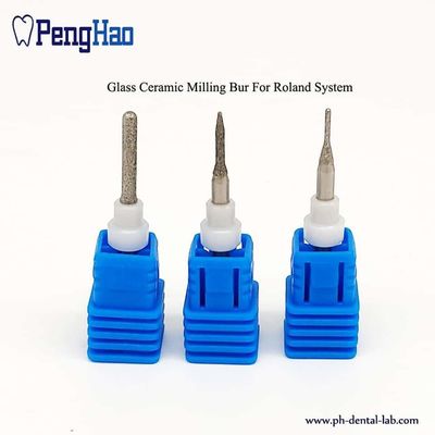 Diamante Burs que muele dental de cristal de capa para el sistema de Roland